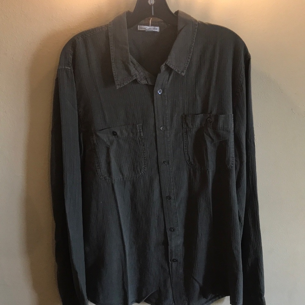 James Perse men’s long sleeve button up